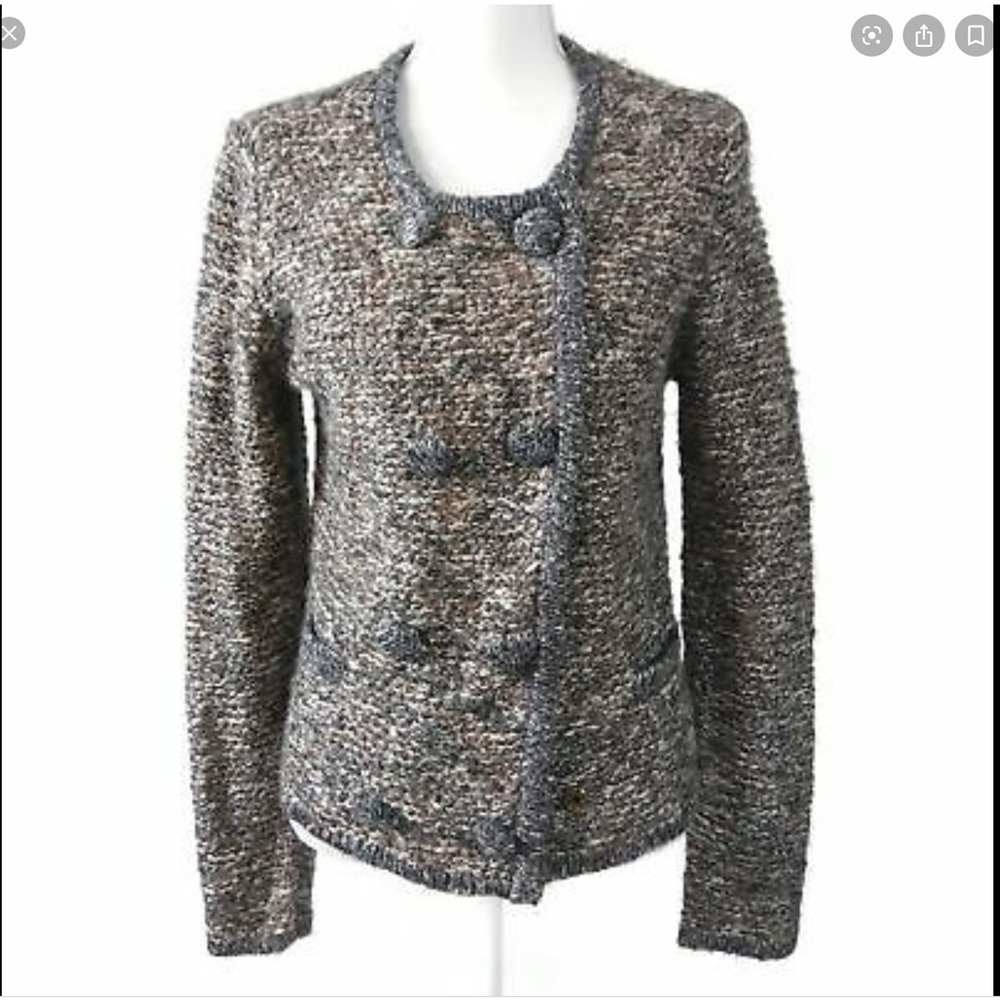 Cabi Ritz Sweater Double Breasted style 3016